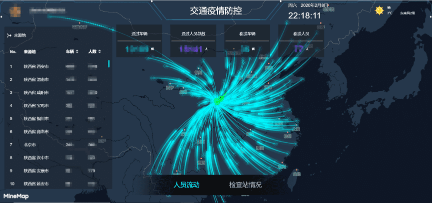 bti必一体育b-sports旗下世纪高通助力西安上线“交通疫情防控作战图”